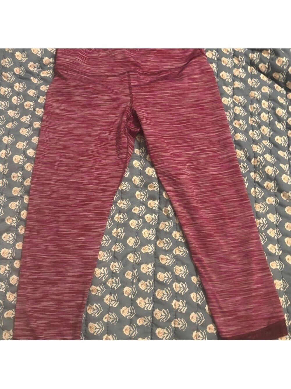 Old Navy Maroon Leggings Full Length Stretchy Comfortable Fit